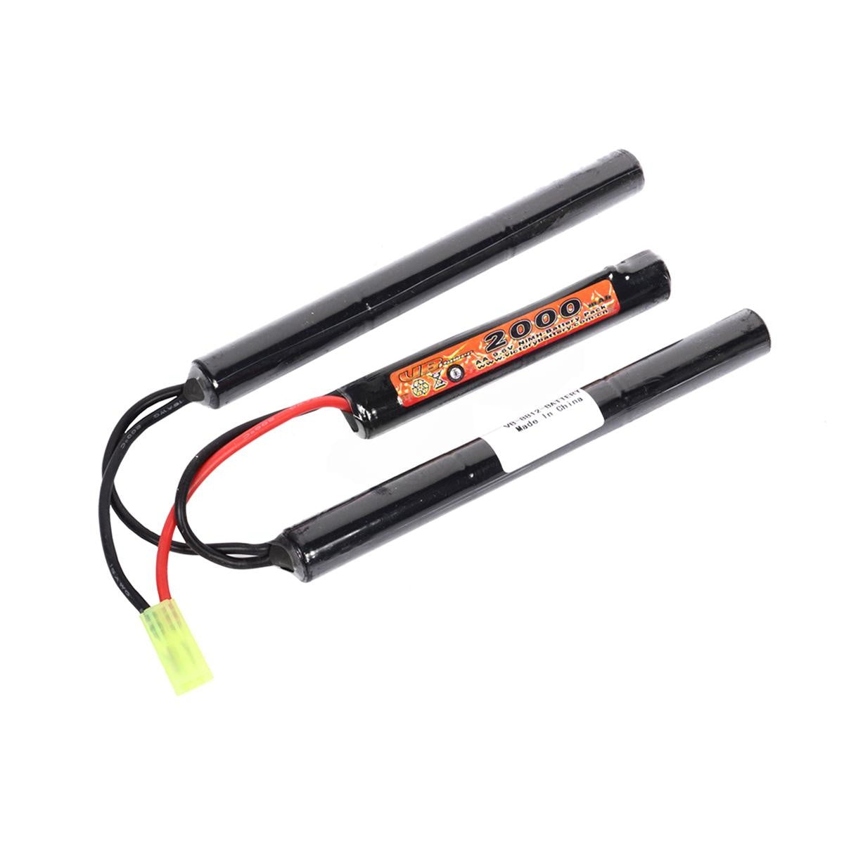 VB-Power 9.6V Ni-MH Slim Crane Stock Type AEG Battery - 2000 MAH