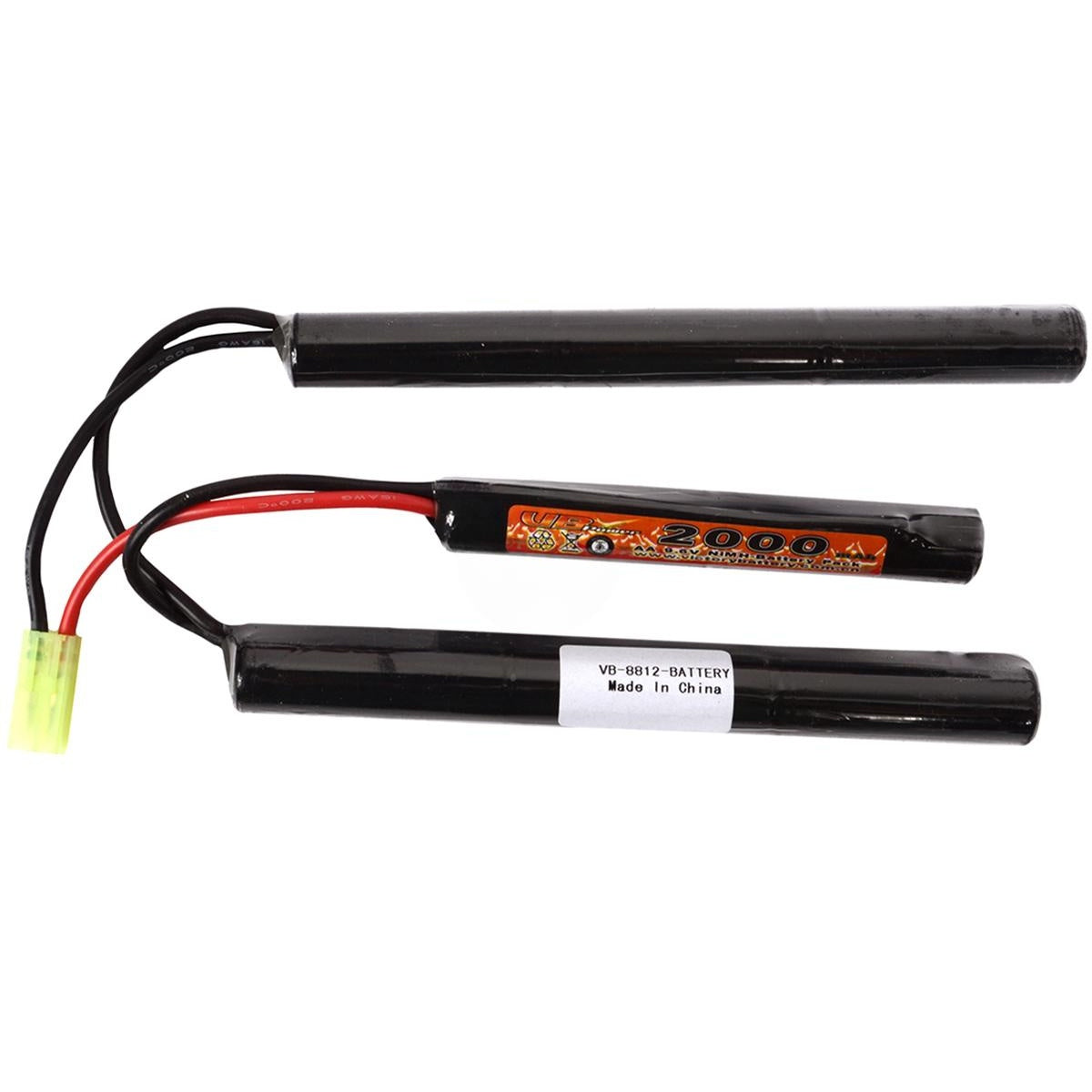 VB-Power 9.6V Ni-MH Slim Crane Stock Type AEG Battery - 2000 MAH