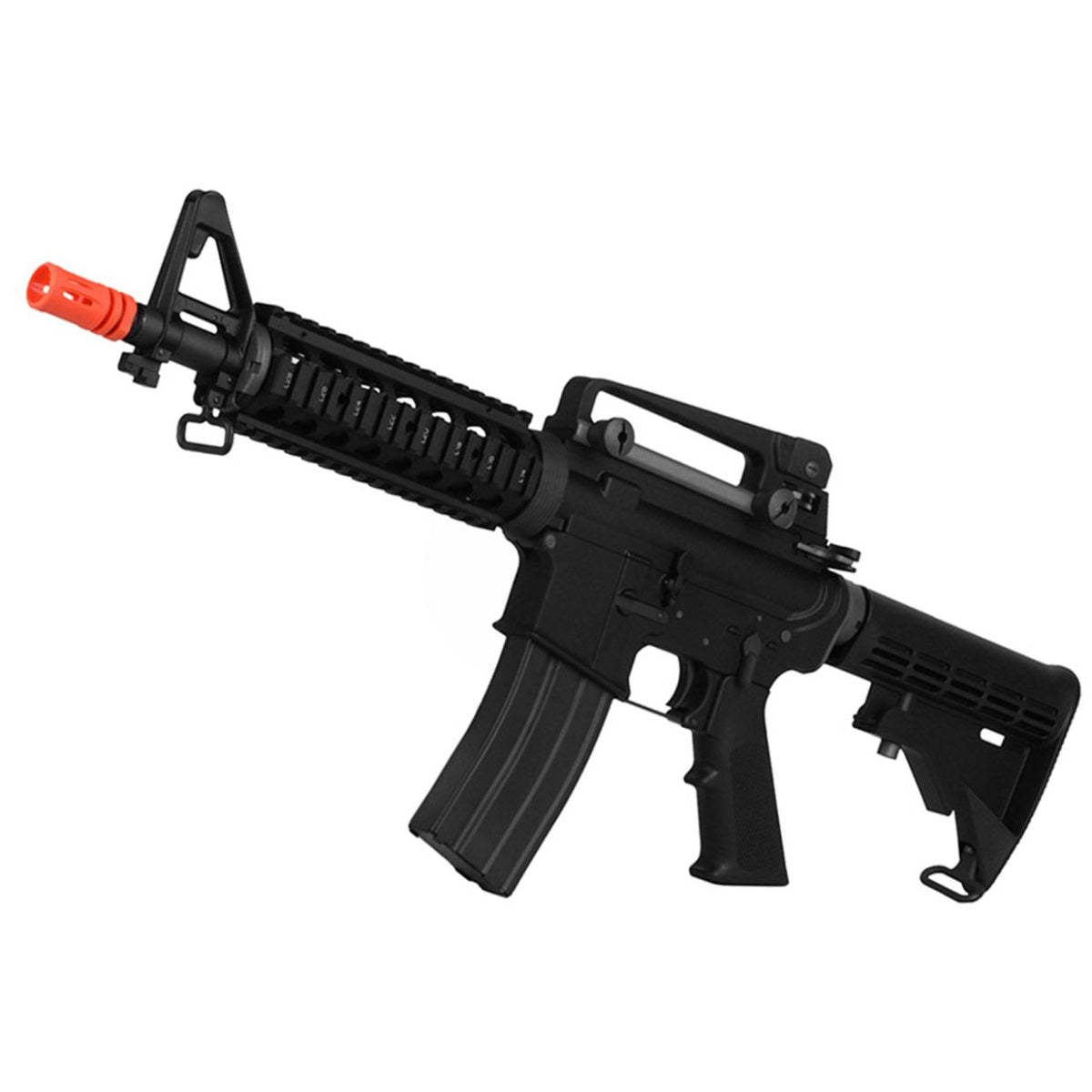 WE Full Metal M4 CQB RIS Open Bolt GBBR Gas Blowback Airsoft Rifle