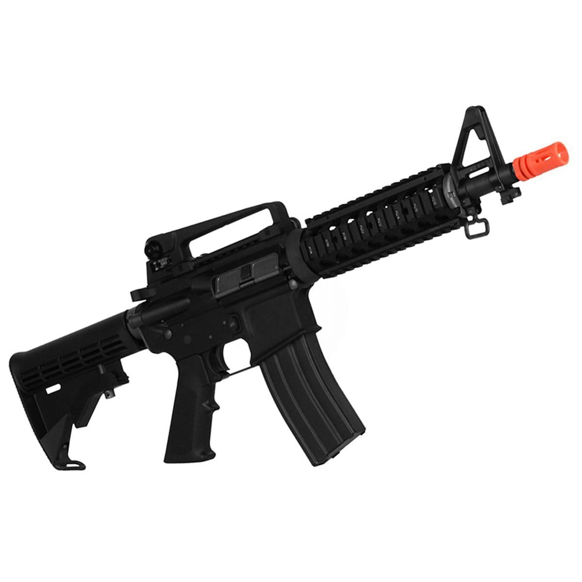 WE Full Metal M4 CQB RIS Open Bolt GBBR Gas Blowback Airsoft Rifle