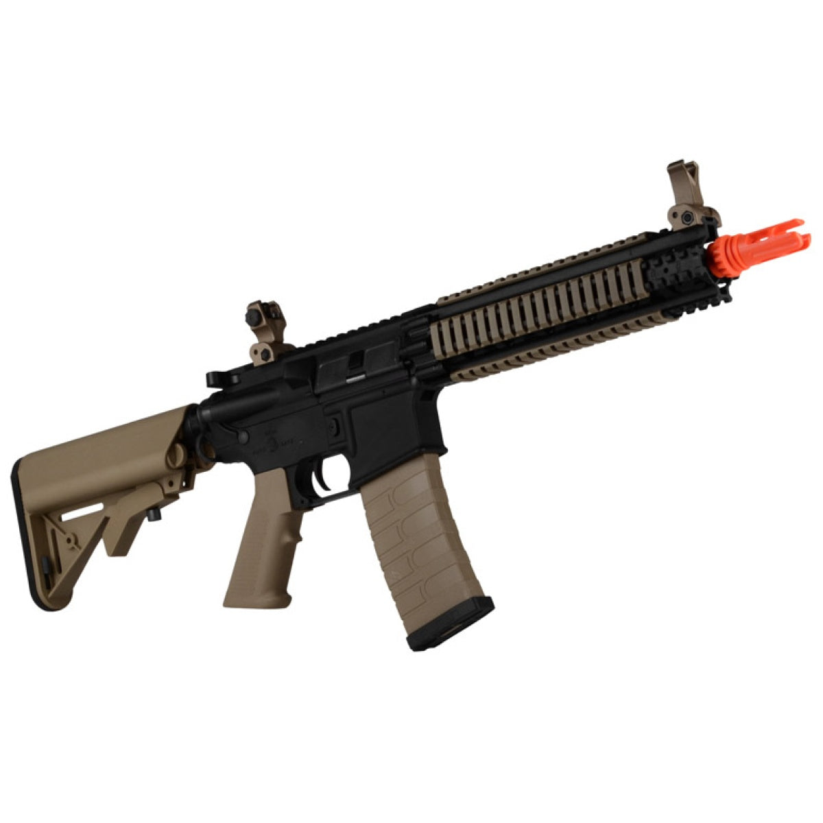 G&G Combat Machine M4 MK18 MOD1 DST Airsoft AEG Rifle - BLACK / TAN
