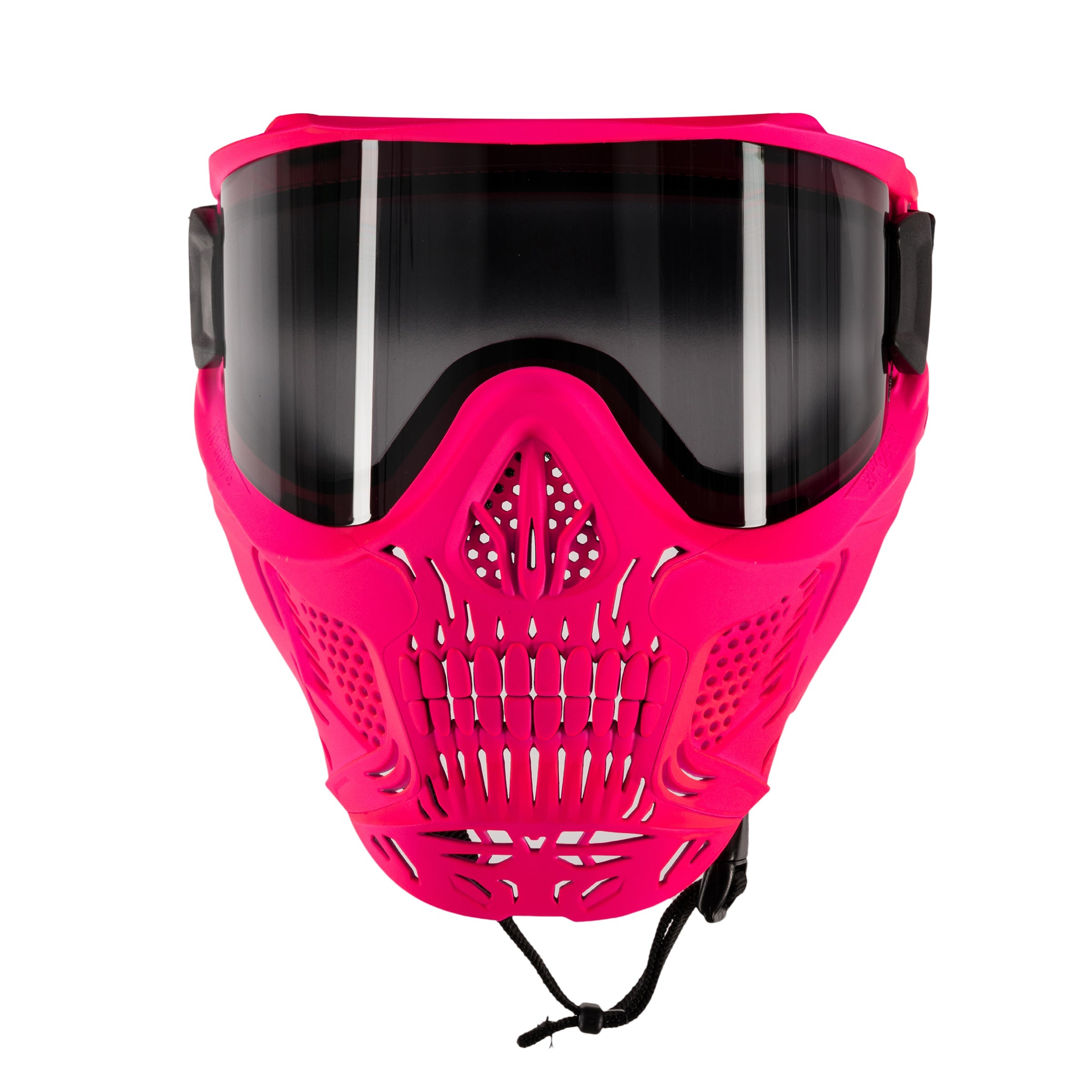 HSTL® Glowball™ Skull Goggle Neon Pink w/ Smoke Lens - XTREME Airsoft Superstore