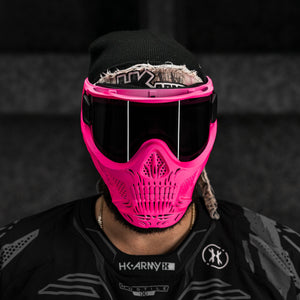 HSTL® Glowball™ Skull Goggle Neon Pink w/ Smoke Lens - XTREME Airsoft Superstore