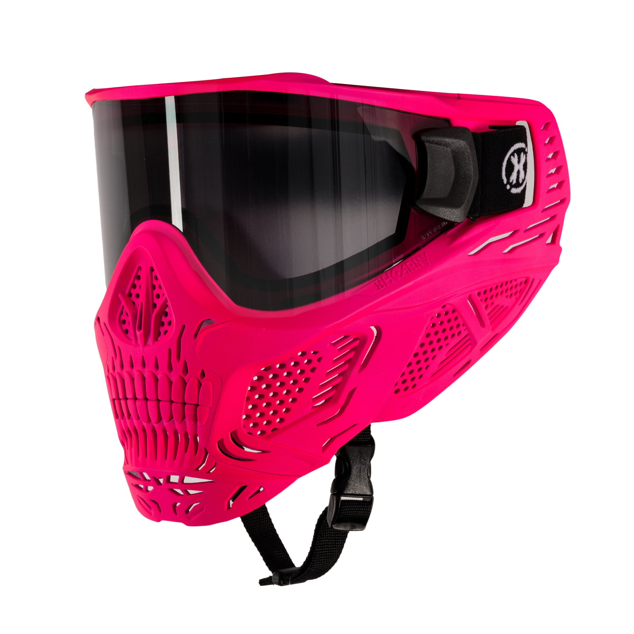 HSTL® Glowball™ Skull Goggle Neon Pink w/ Smoke Lens - XTREME Airsoft Superstore