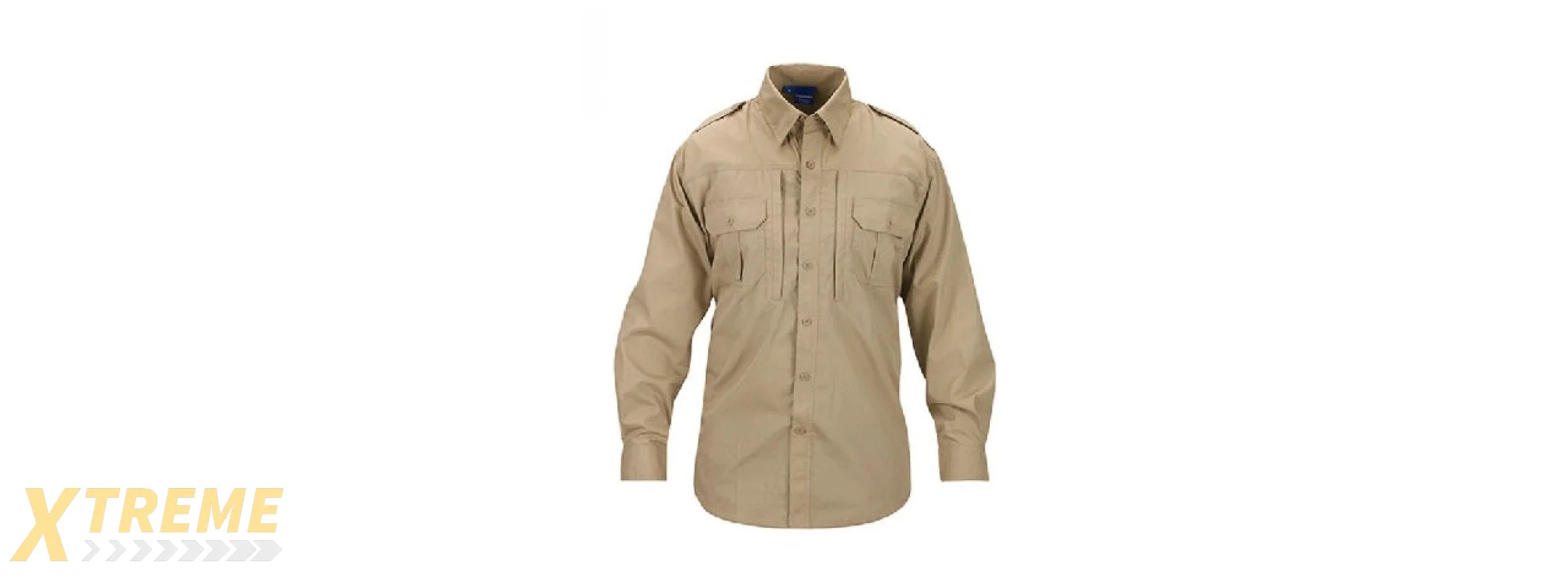 PROPPER RIPSTOP REINFORCED TACTICAL LONG-SLEEVE SHIRT - MEDIUM (KHAKI)
