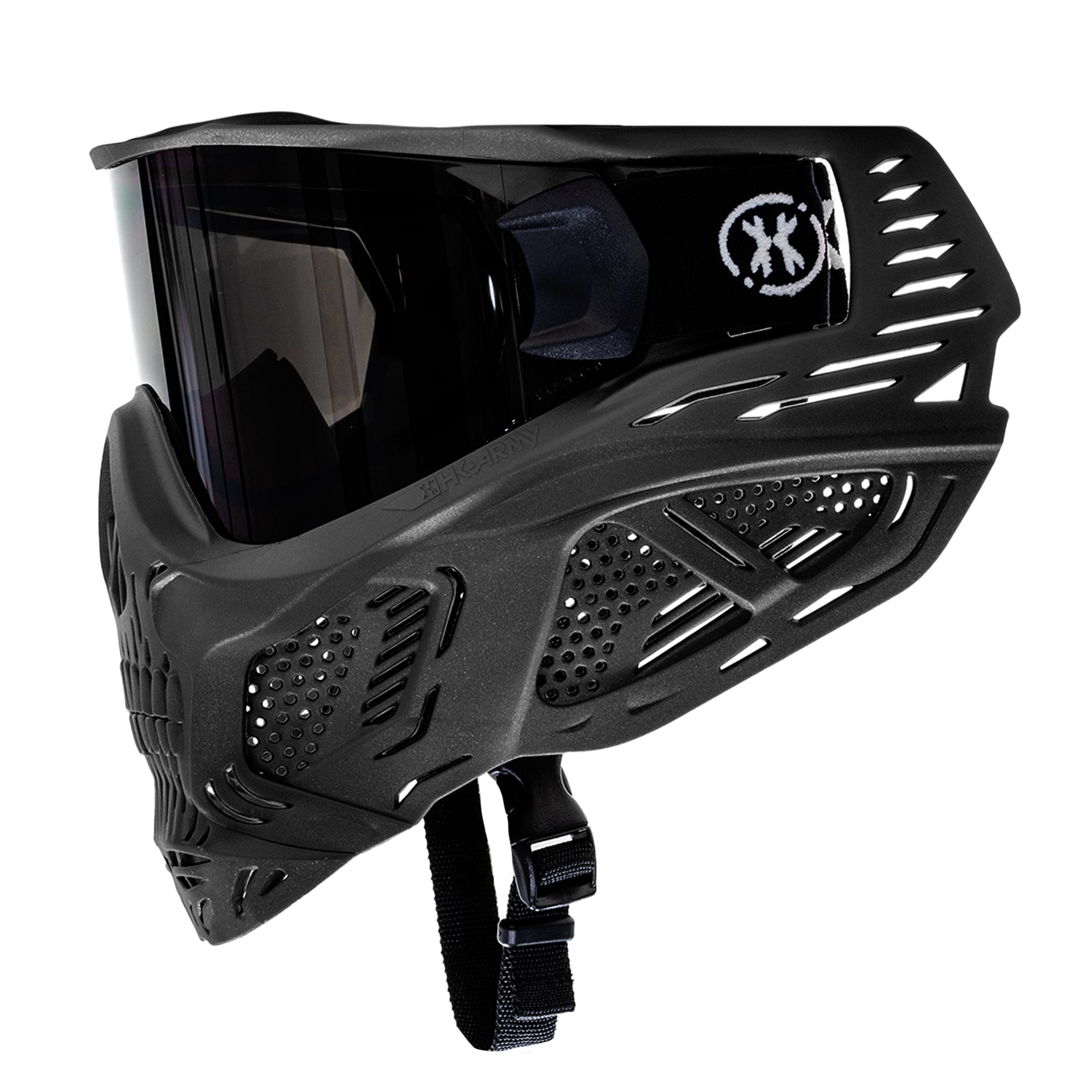 HSTL® Skull Goggle "Punisher" - Black w/ Smoke Lens - XTREME Airsoft Superstore
