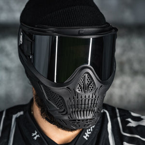 HSTL® Skull Goggle "Punisher" - Black w/ Smoke Lens - XTREME Airsoft Superstore