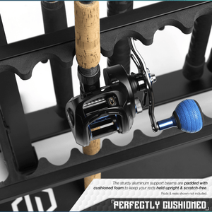 Fishing Pole Aluminum Rack (3 Sizes) - XTREME Airsoft Superstore