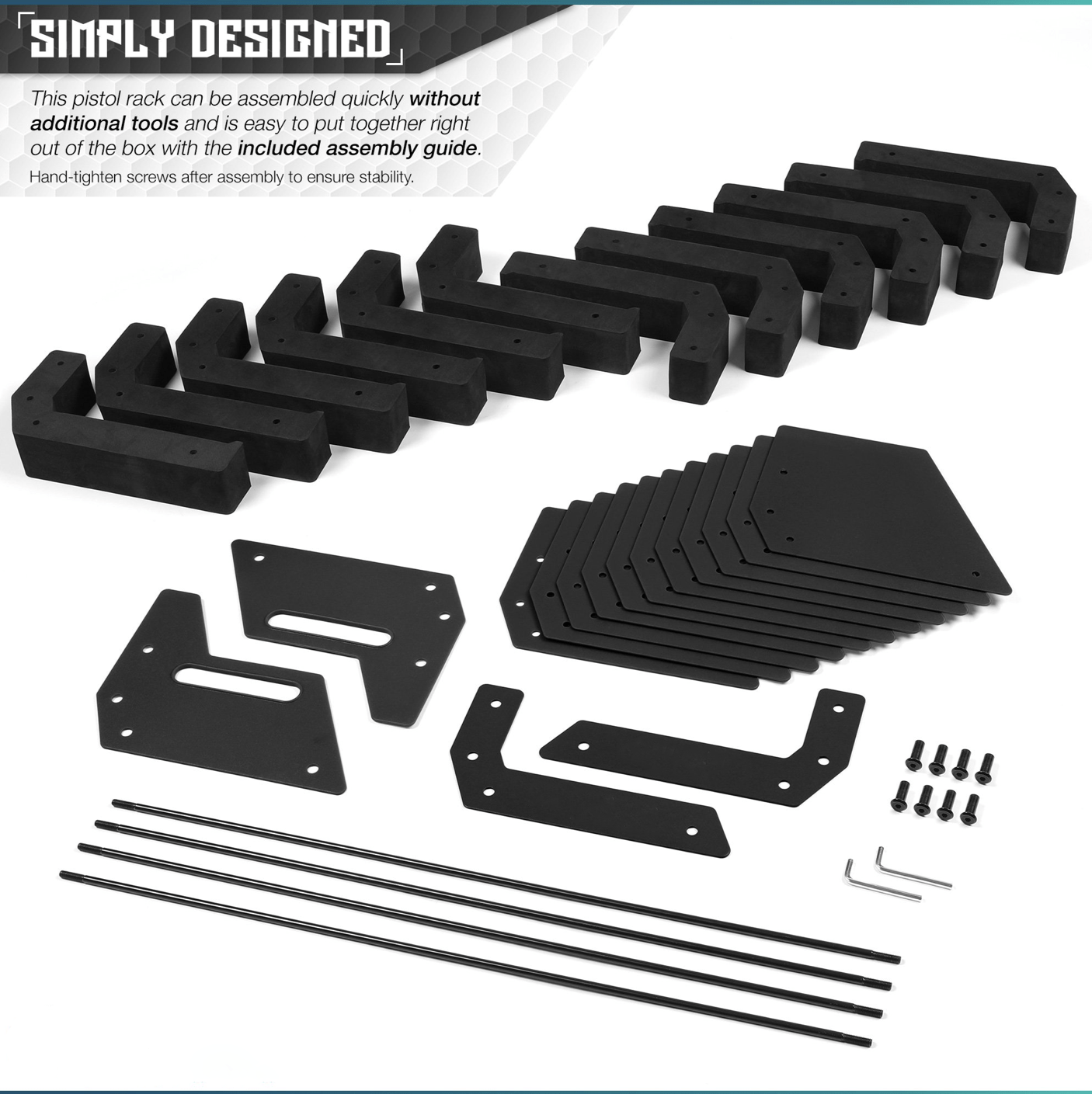 Pistol Rack (4 Sizes) - XTREME Airsoft Superstore
