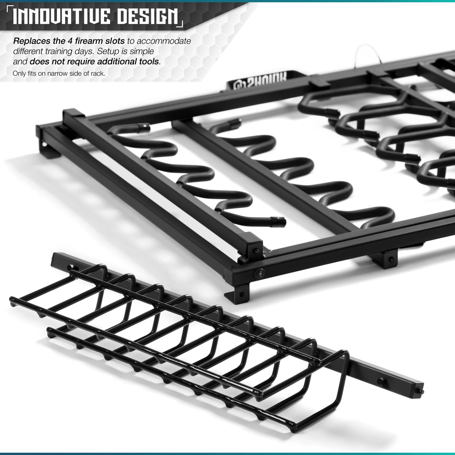 Pistol Rack Attachment for Shorty Rack of 9 - XTREME Airsoft Superstore