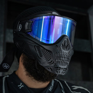 HSTL® Skull Goggle "Reaper" - Black w/ Ice Lens - XTREME Airsoft Superstore
