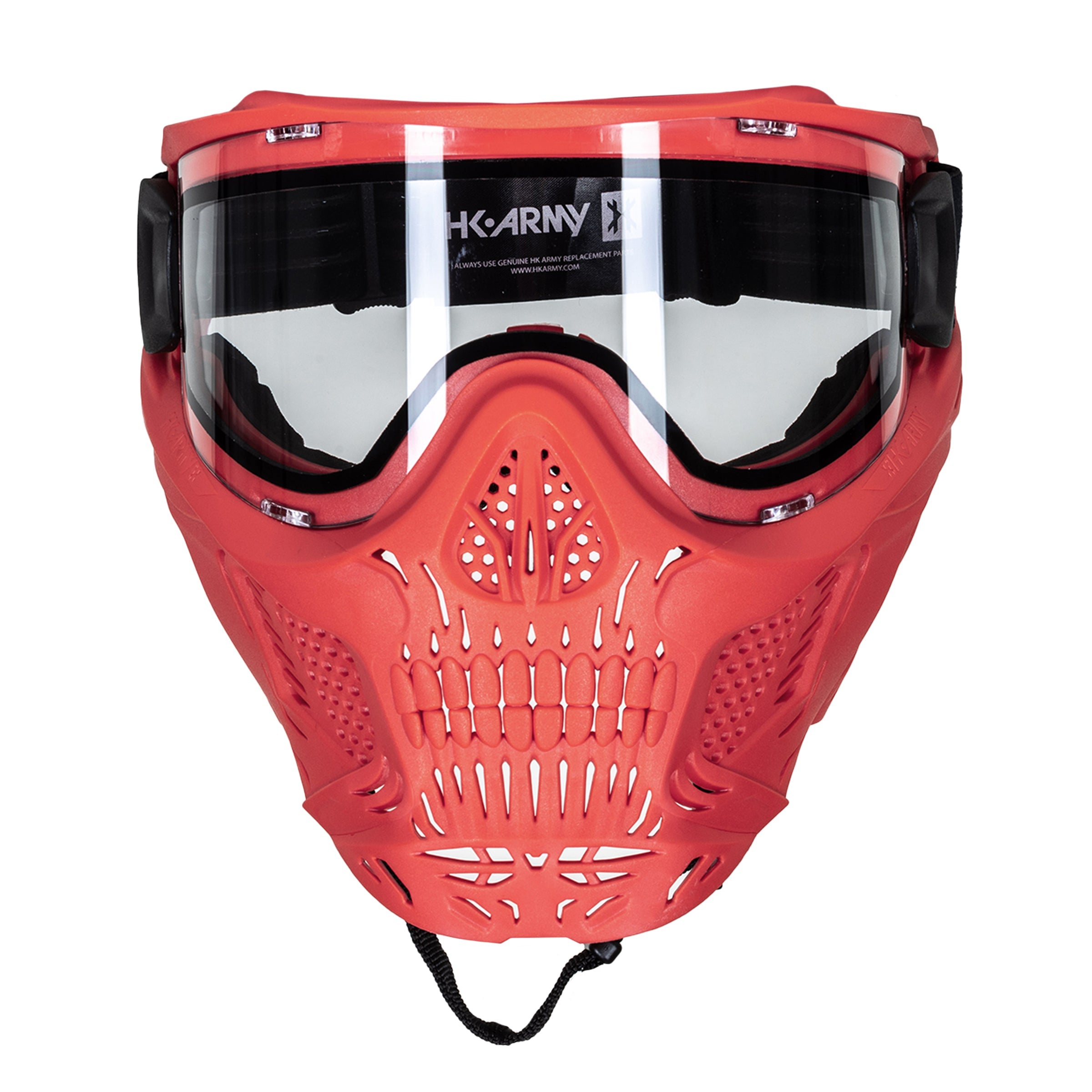 HSTL® Skull Goggle - Red w/ Clear Lens - XTREME Airsoft Superstore