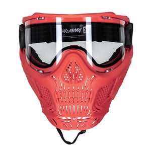 HSTL® Skull Goggle - Red w/ Clear Lens - XTREME Airsoft Superstore