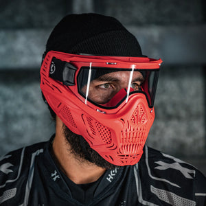 HSTL® Skull Goggle - Red w/ Clear Lens - XTREME Airsoft Superstore