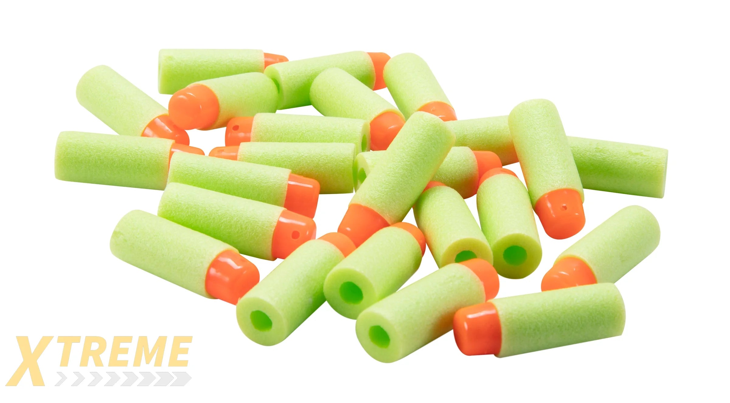 REKT DART HALF-LENGTH DART-GREEN- 24 COUNT - REKT - CO2 FOAM DART BLASTERS