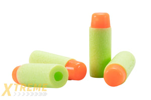 REKT DART HALF-LENGTH DART-GREEN- 24 COUNT - REKT - CO2 FOAM DART BLASTERS