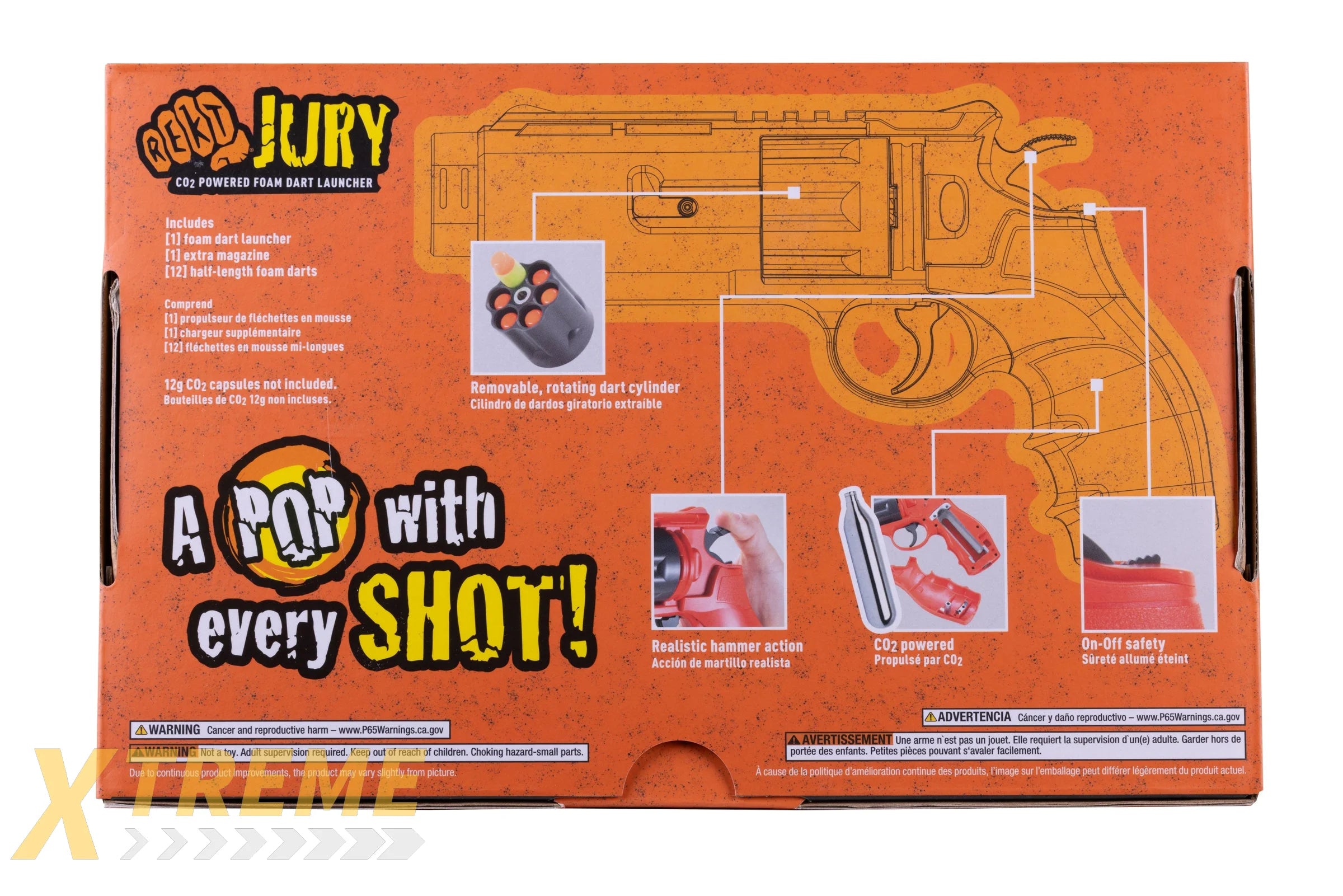 REKT JURY-RED - REKT - CO2 FOAM DART BLASTERS