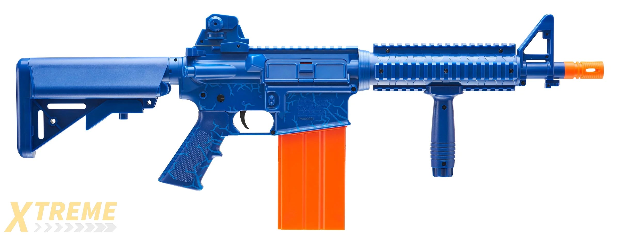 REKT OPFOUR BLUE RIFLE - REKT - CO2 FOAM DART BLASTERS