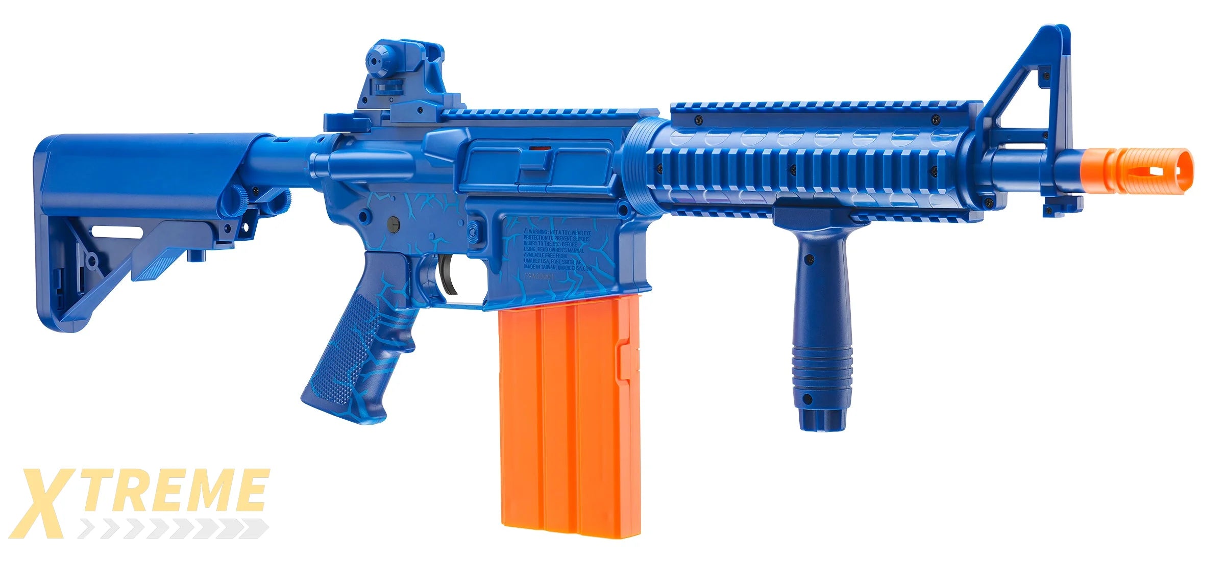 REKT OPFOUR BLUE RIFLE - REKT - CO2 FOAM DART BLASTERS
