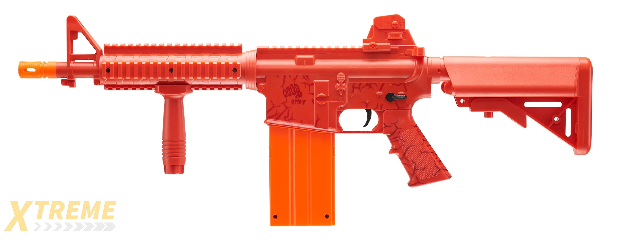 REKT OPFOUR RED RIFLE - REKT - CO2 FOAM DART BLASTERS