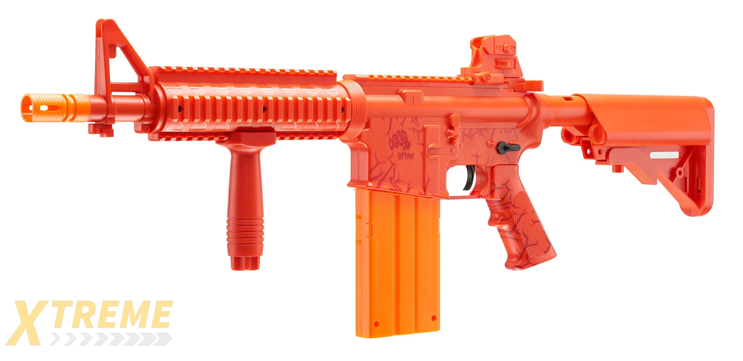 REKT OPFOUR RED RIFLE - REKT - CO2 FOAM DART BLASTERS