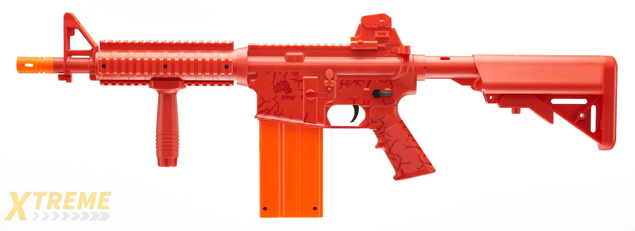 REKT OPFOUR RED RIFLE - REKT - CO2 FOAM DART BLASTERS