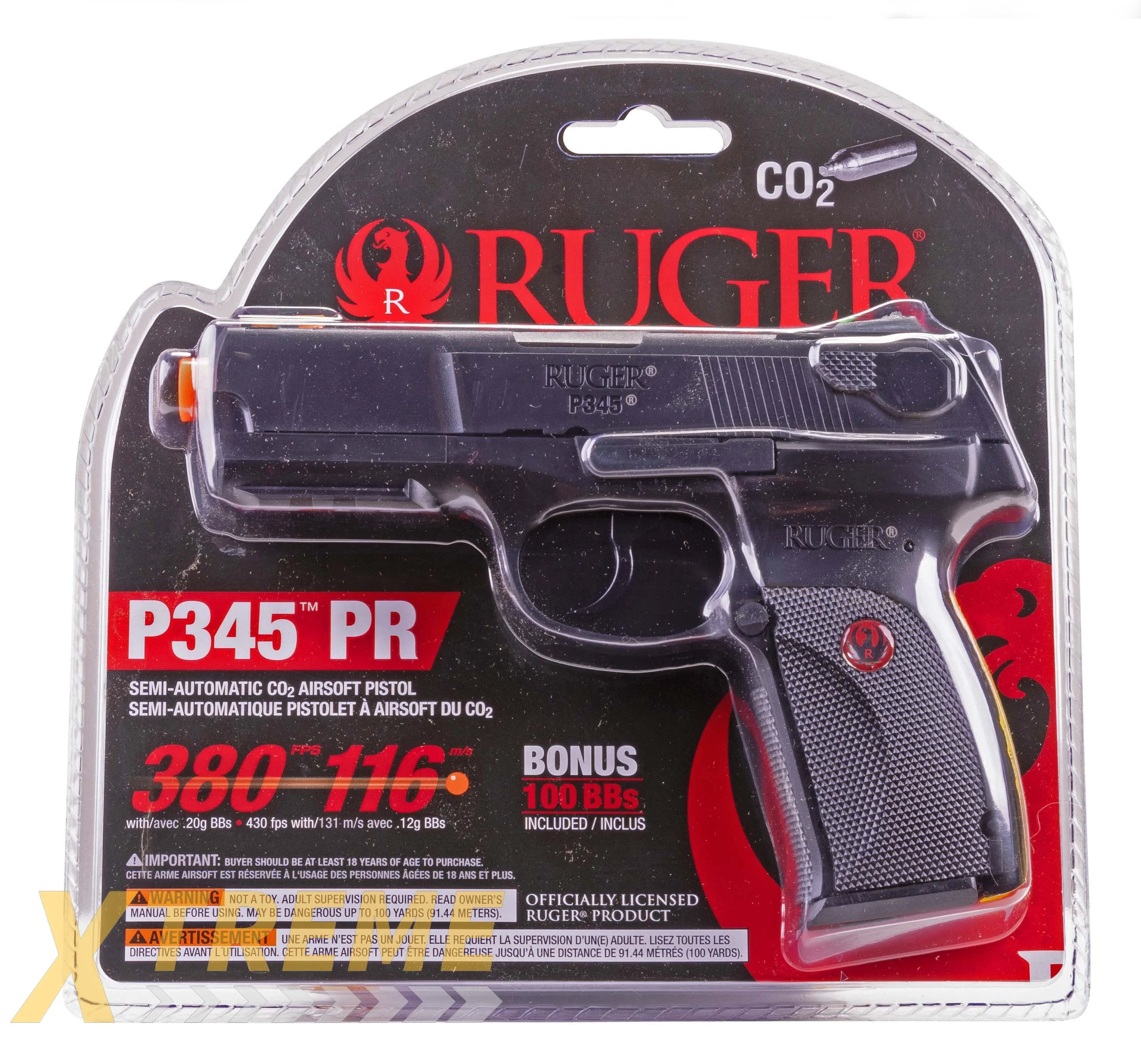 RUGER P345PR - BLACK - RUGER CO2 Air Soft
