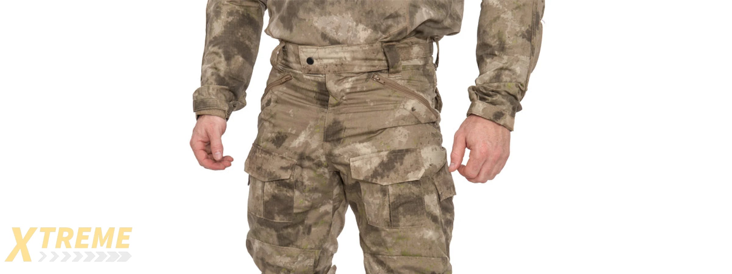 RUGGED COMBAT UNIFORM SET w/ SOFT SHELL PADDING (AT-AU), XL