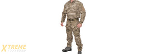 RUGGED COMBAT UNIFORM SET w/ SOFT SHELL PADDING (AT-AU), XL