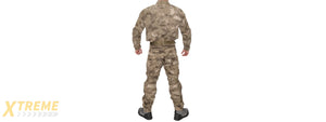 RUGGED COMBAT UNIFORM SET w/ SOFT SHELL PADDING (AT-AU), XL