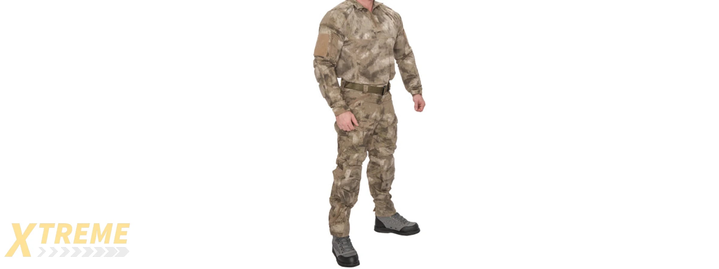 RUGGED COMBAT UNIFORM SET w/ SOFT SHELL PADDING (AT-AU), XL