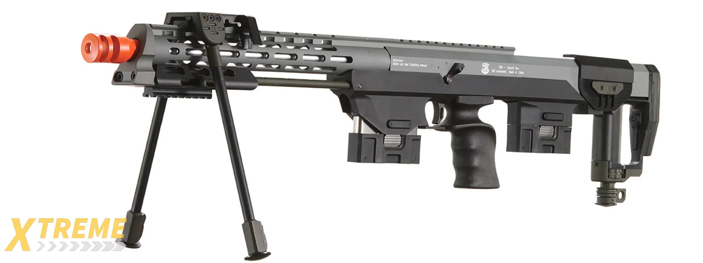 S&T Gas Powered Full Metal DSR-1 Advanced Bullpup Sniper Rifle - (Gray)