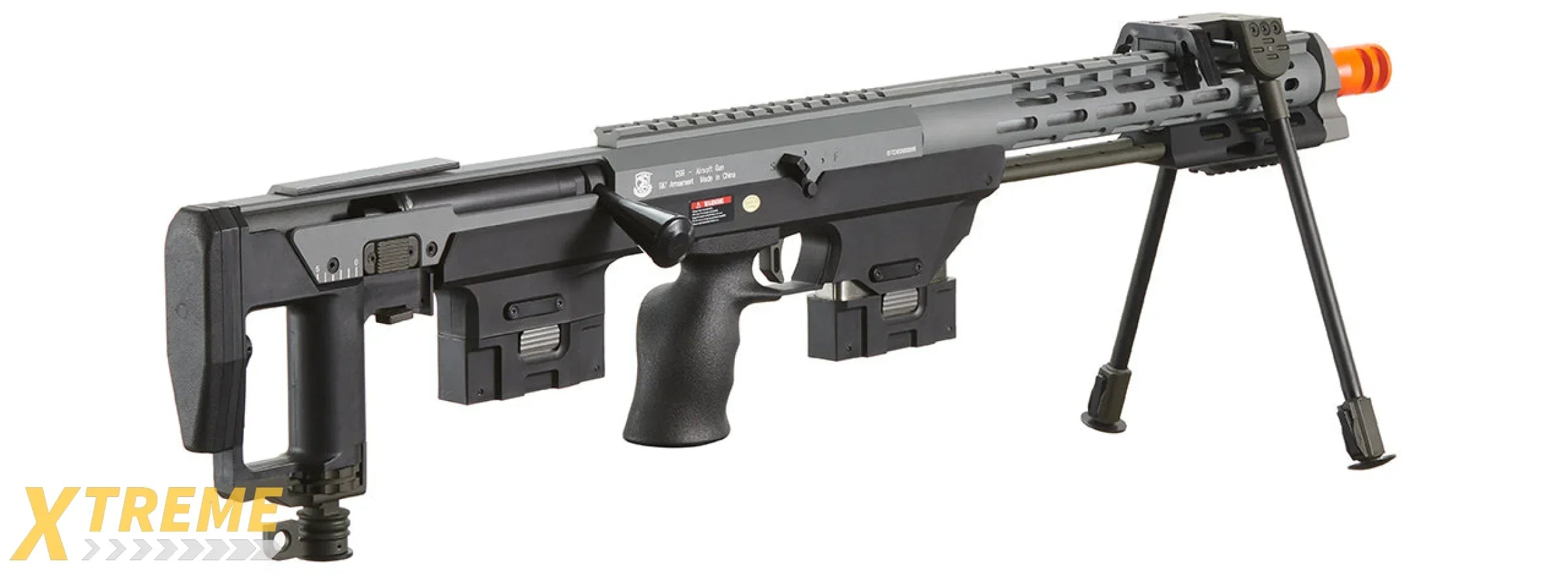 S&T Gas Powered Full Metal DSR-1 Advanced Bullpup Sniper Rifle - (Gray)