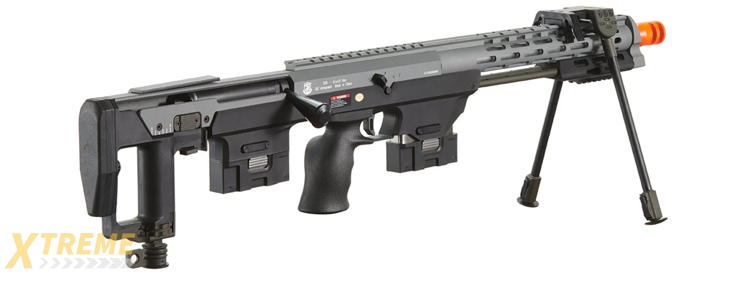 S&T Gas Powered Full Metal DSR-1 Advanced Bullpup Sniper Rifle - (Gray)