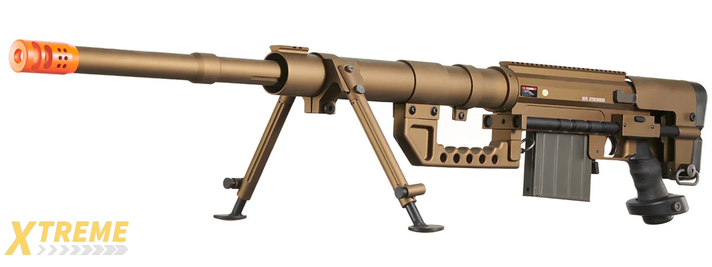 S&T M200 Intervention Bolt Action Custom Sniper Rifle - (Tan)