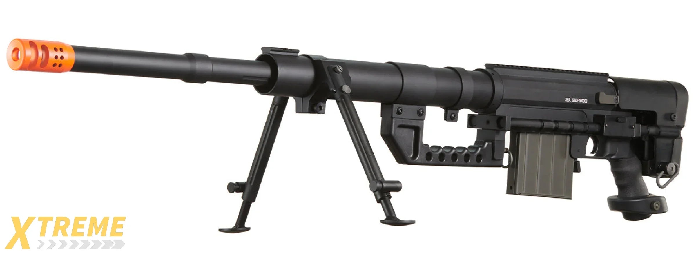 S&T M200 Intervention Bolt Action Custom Sniper Rifle - (Black)