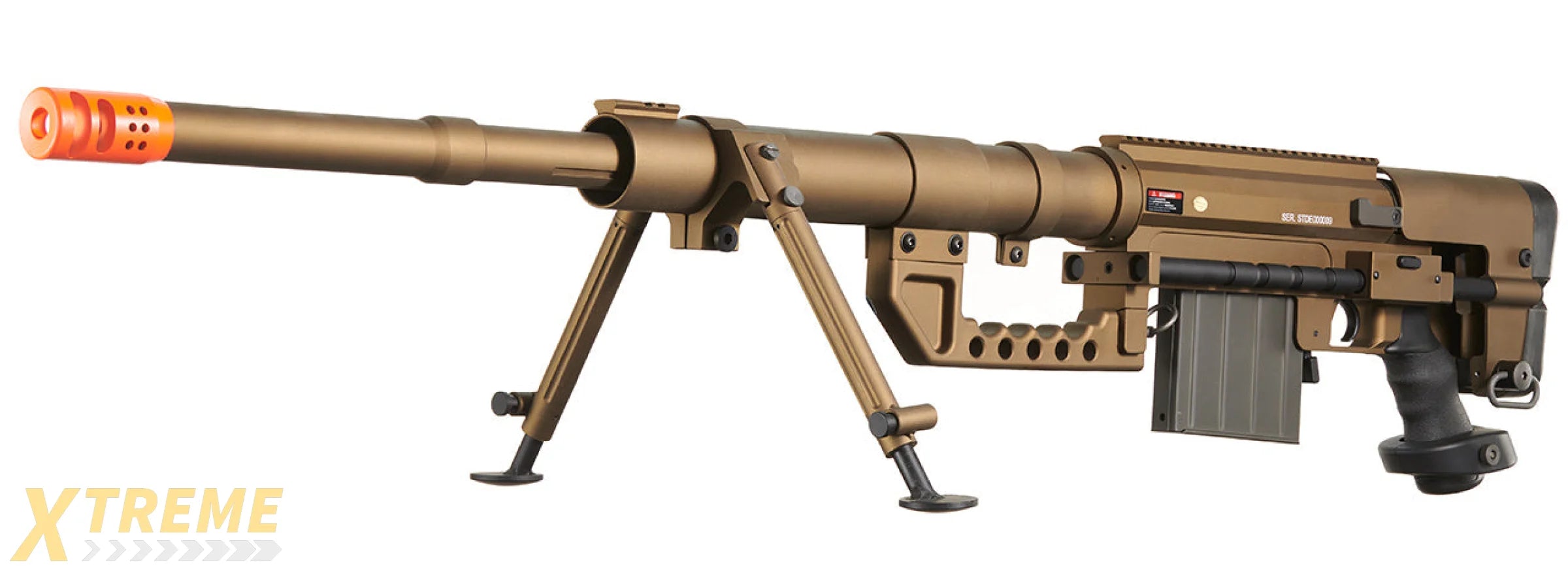 S&T M200 Intervention Bolt Action Custom Sniper Rifle - (Tan)