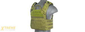 SAPC W/DUAL INNER MAG POUCH AND SHOULDER PADS (OD GREEN)