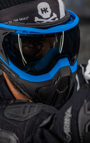 SLR Goggle - Sapphire (Blue/Black/Black) Smoke Lens - XTREME Airsoft Superstore