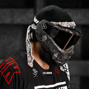 HSTL® Skull Goggle Snake Grey w/ Fire Lens - XTREME Airsoft Superstore