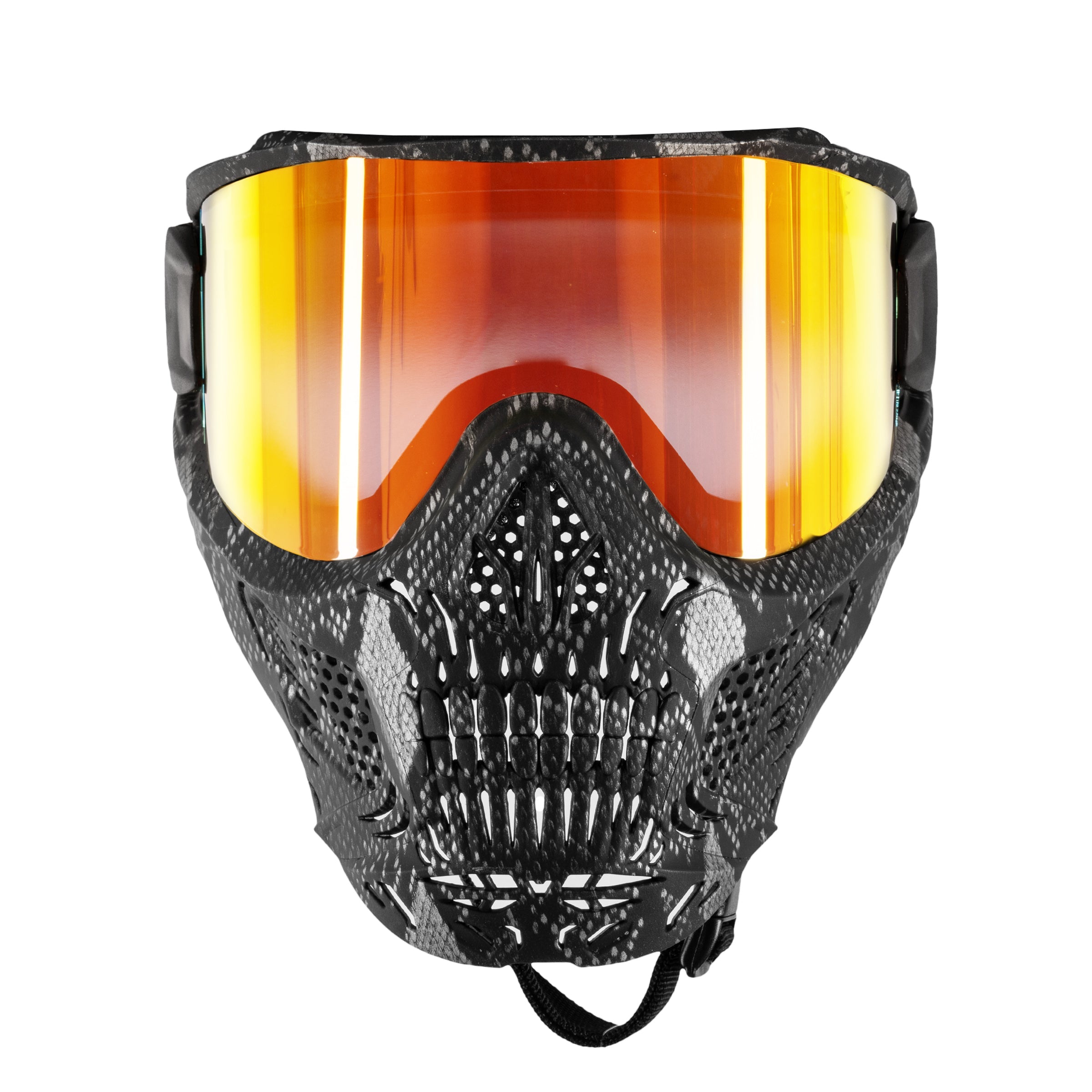 HSTL® Skull Goggle Snake Grey w/ Fire Lens - XTREME Airsoft Superstore