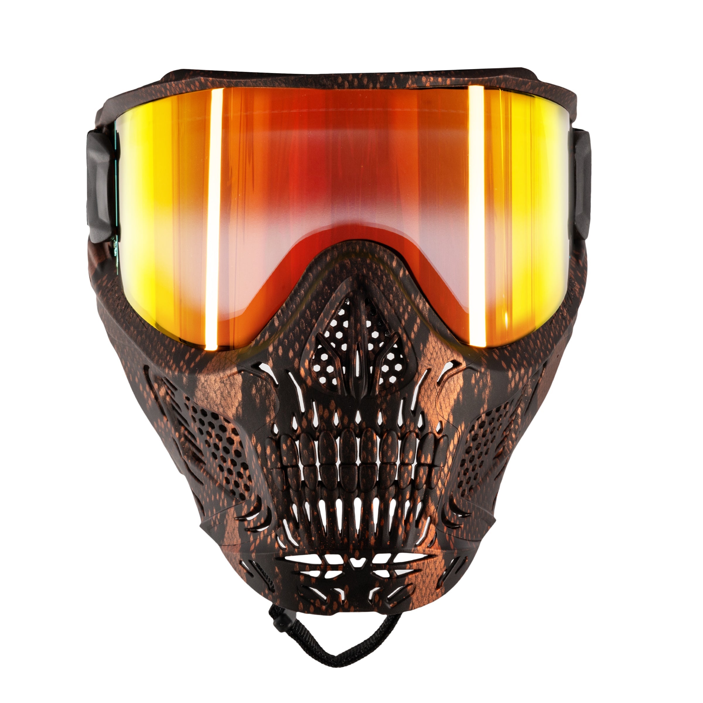 HSTL® Skull Goggle Snake Red w/ Fire Lens - XTREME Airsoft Superstore