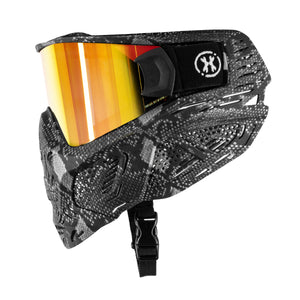 HSTL® Skull Goggle Snake Grey w/ Fire Lens - XTREME Airsoft Superstore