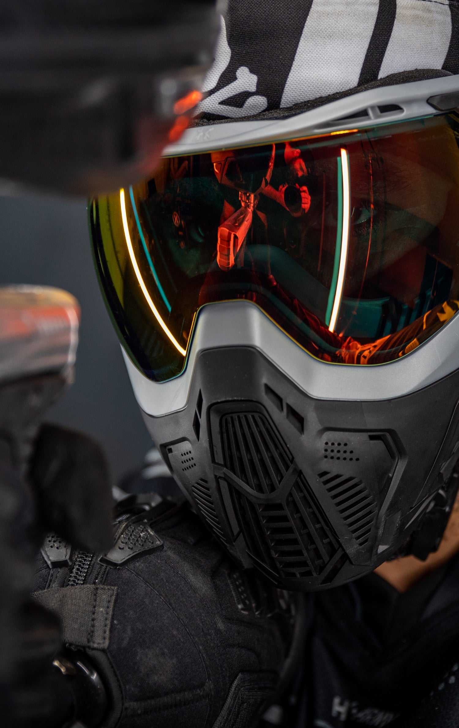 SLR Goggle - Solar (Silver/Black) Scorch Lens - XTREME Airsoft Superstore