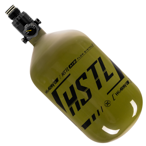 HSTL® - Carbon Fiber Tank - Standard Reg - 68ci / 4500psi - Olive/Black - XTREME Airsoft Superstore