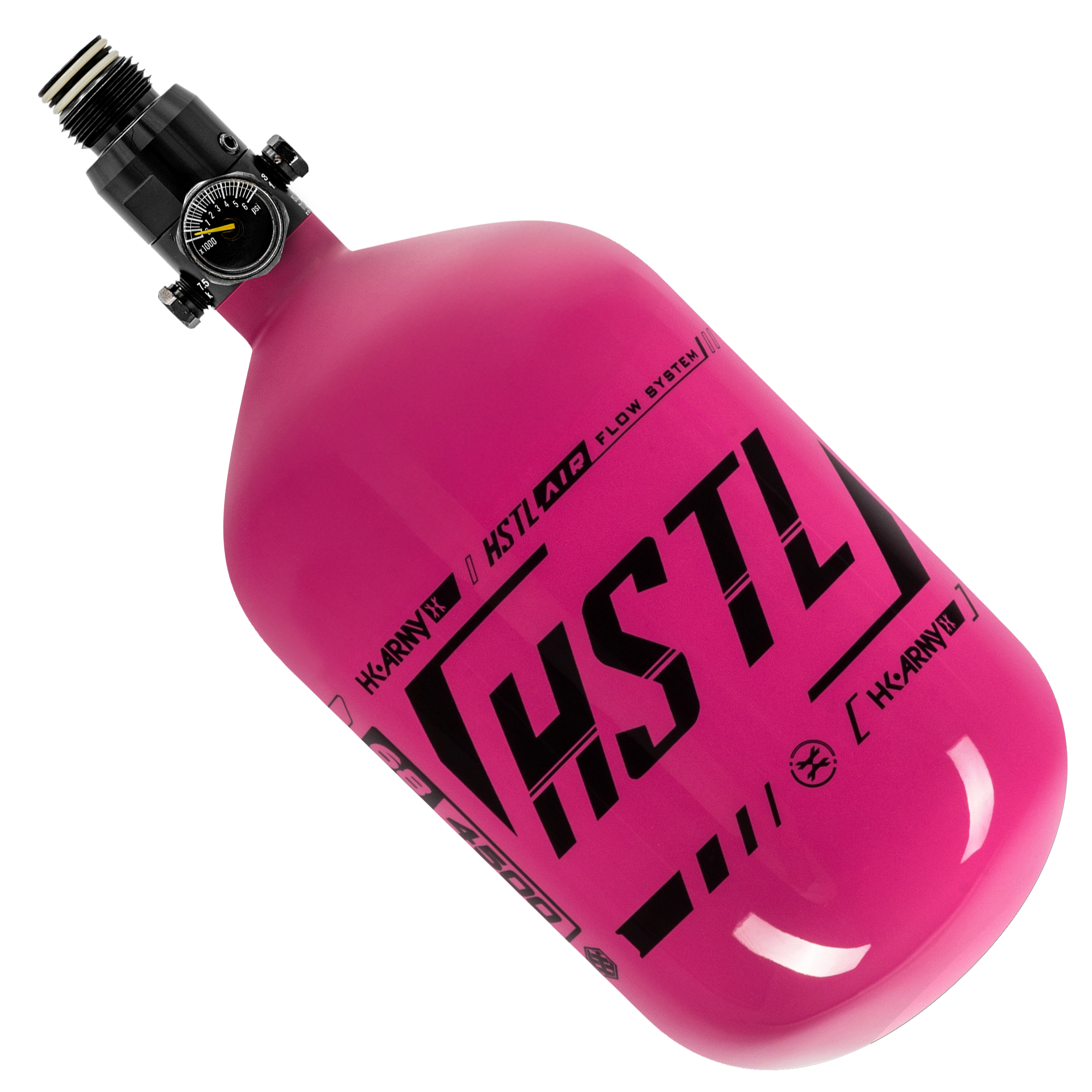 HSTL® - Carbon Fiber Tank - Standard Reg - 68ci / 4500psi - Neon Pink/Black