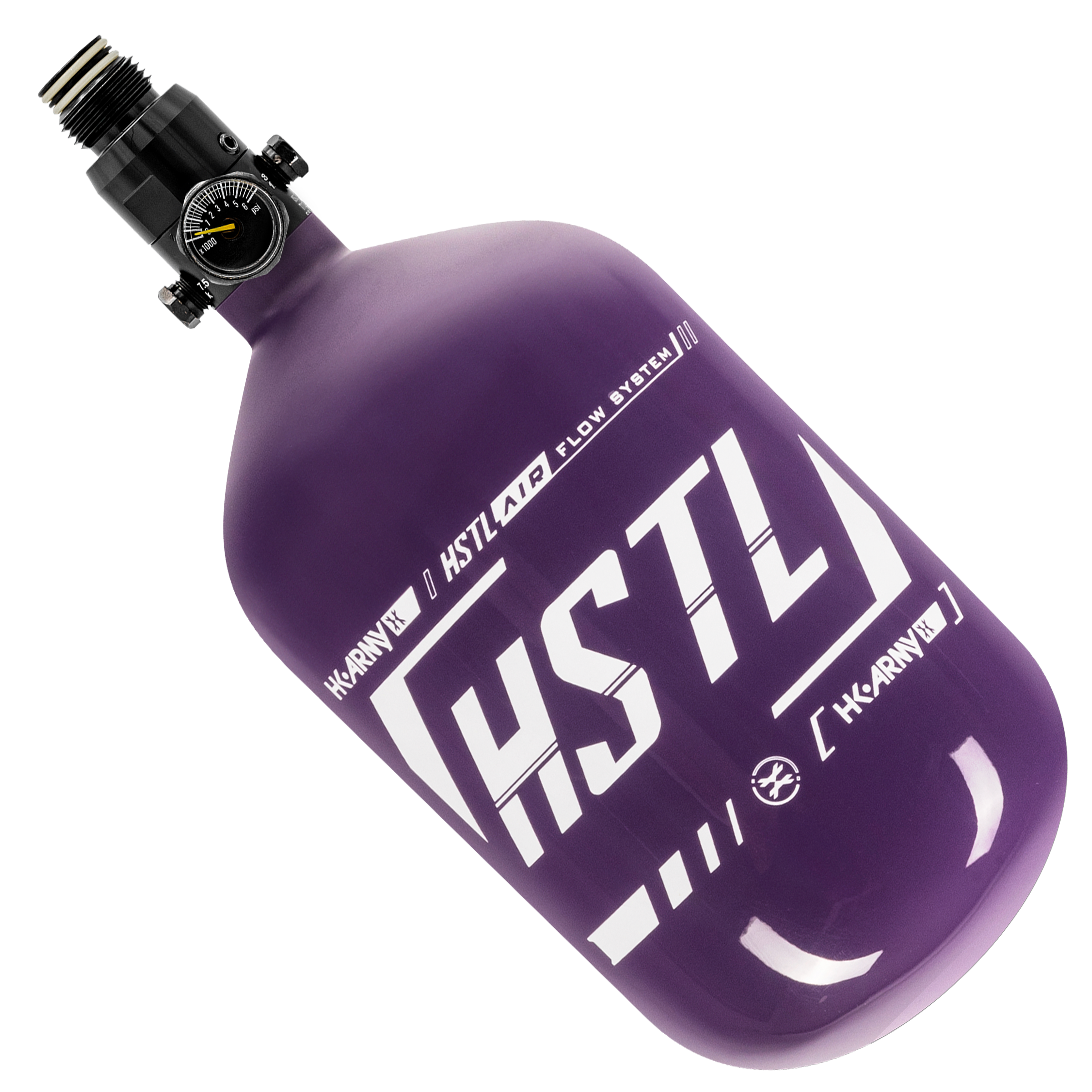 HSTL® - Carbon Fiber Tank - Standard Reg - 68ci / 4500psi - Purple/White - XTREME Airsoft Superstore