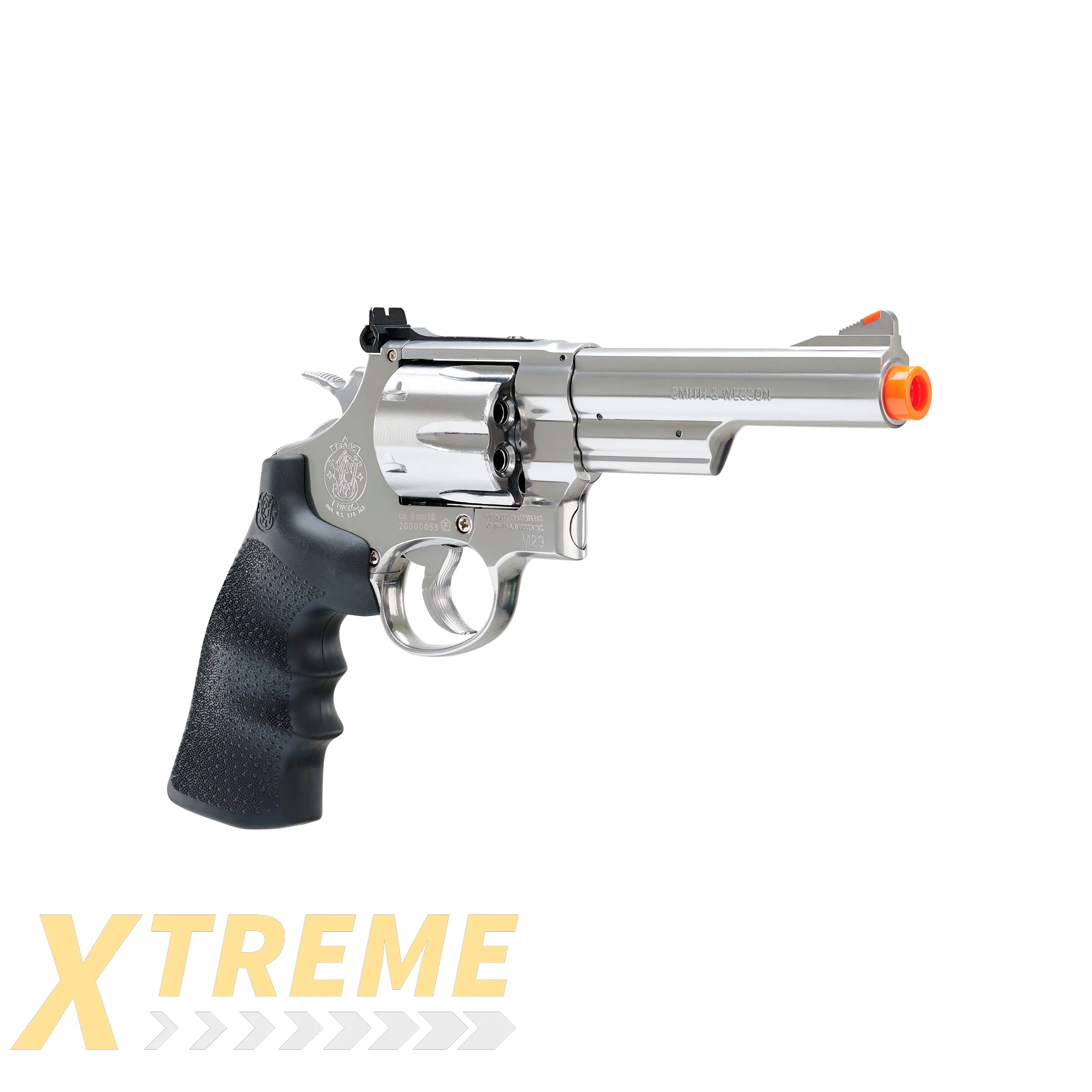 SW M29 CLASSIC-6MM-CHROME FINISH 5 INCH BARREL - S&W C02 - Pistols