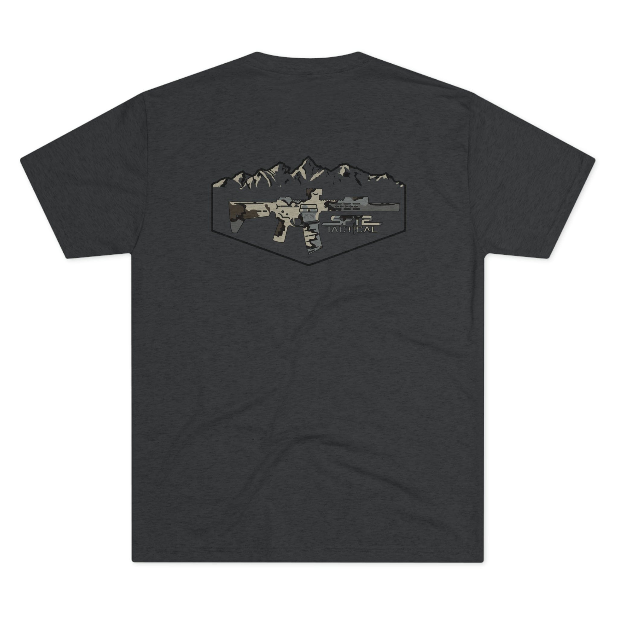 Camo Logo Mountain - Tri-Blend Crew Tee - XTREME Airsoft Superstore