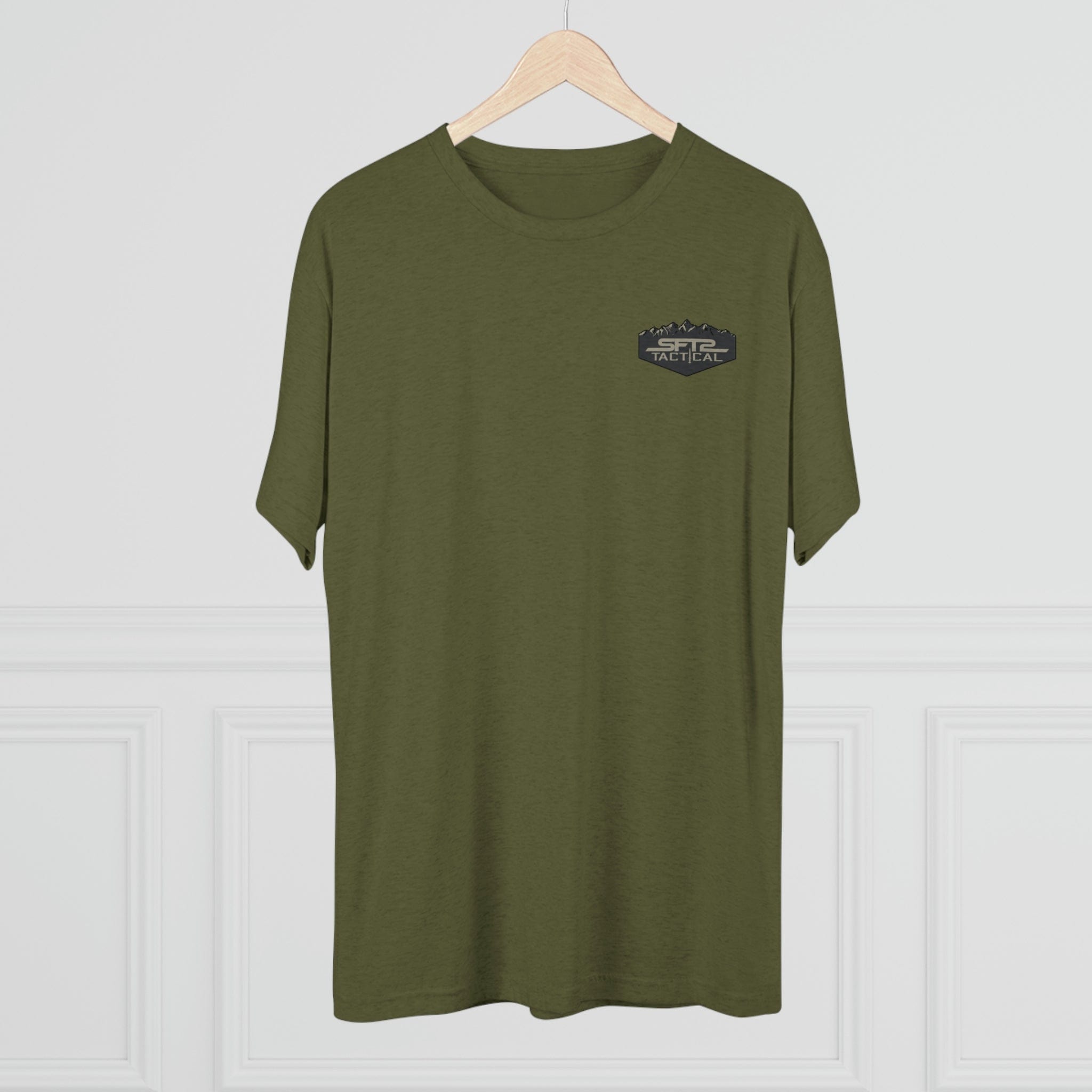 Camo Logo Mountain - Tri-Blend Crew Tee - XTREME Airsoft Superstore
